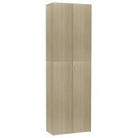 vidaXL Büroschrank Sonoma-Eiche 60x32x190 cm Holzwerkstoff