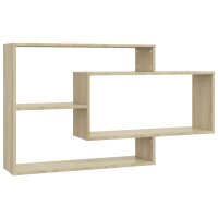 vidaXL Wandregale Sonoma-Eiche 104x20x58,5 cm Holzwerkstoff