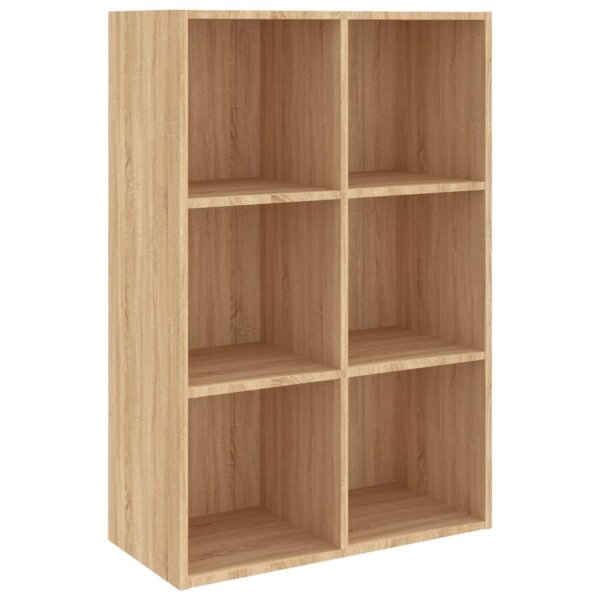 vidaXL B&uuml;cherregal/Sideboard Sonoma-Eiche 66x30x97,8 cm Holzwerkstoff