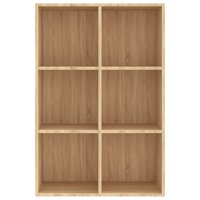 vidaXL B&uuml;cherregal/Sideboard Sonoma-Eiche 66x30x97,8 cm Holzwerkstoff