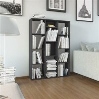 vidaXL Raumteiler/Bücherregal Grau 100x24x140 cm...