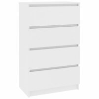 vidaXL Sideboard Weiß 60x35x98,5 cm Holzwerkstoff