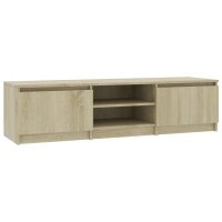 vidaXL TV-Schrank Sonoma-Eiche 140x40x35,5 cm Holzwerkstoff