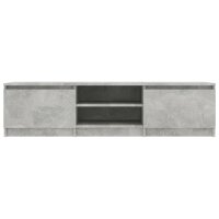 vidaXL TV-Schrank Betongrau 140x40x35,5 cm Holzwerkstoff