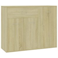 vidaXL Sideboard Sonoma-Eiche 88x30x70 cm Holzwerkstoff