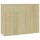 vidaXL Sideboard Sonoma-Eiche 88x30x70 cm Holzwerkstoff