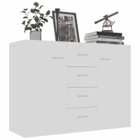 vidaXL Sideboard Wei&szlig; 88x30x65 cm Holzwerkstoff