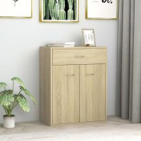 vidaXL Sideboard Sonoma-Eiche 60x30x75 cm Holzwerkstoff