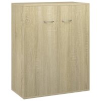 vidaXL Sideboard Sonoma-Eiche 60x30x75 cm Holzwerkstoff