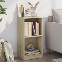 vidaXL B&uuml;cherregal Sonoma-Eiche 40x24x75 cm Holzwerkstoff