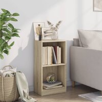 vidaXL B&uuml;cherregal Sonoma-Eiche 40x24x75 cm Holzwerkstoff