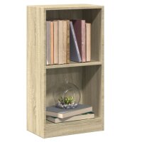 vidaXL B&uuml;cherregal Sonoma-Eiche 40x24x75 cm Holzwerkstoff