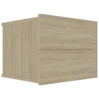 vidaXL Nachttisch Sonoma-Eiche 40x30x30 cm Holzwerkstoff