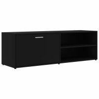 vidaXL TV-Schrank Schwarz 120x34x37 cm Holzwerkstoff