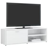 vidaXL TV-Schrank Hochglanz-Wei&szlig; 120x34x37 cm Holzwerkstoff