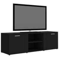 vidaXL TV-Schrank Schwarz 120x34x37 cm Holzwerkstoff