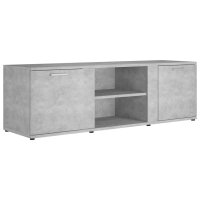 vidaXL TV-Schrank Betongrau 120x34x37 cm Holzwerkstoff