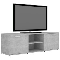 vidaXL TV-Schrank Betongrau 120x34x37 cm Holzwerkstoff