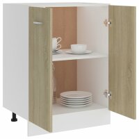 vidaXL Unterschrank Sonoma-Eiche 60x46x81,5 cm Holzwerkstoff