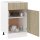 vidaXL Schubunterschrank Sonoma-Eiche 50x46x81,5 cm Holzwerkstoff