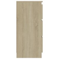 vidaXL Sideboard Sonoma-Eiche 60x35x76 cm Holzwerkstoff