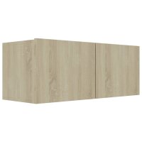 vidaXL TV-Schrank Sonoma-Eiche 80x30x30 cm Holzwerkstoff