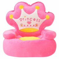 WOWONA Pl?sch-Kindersessel Prinzessin Rosa