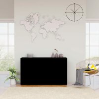 vidaXL Sideboard Schwarz 120x36x69 cm Holzwerkstoff