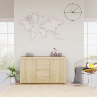 vidaXL Sideboard Sonoma-Eiche 120x36x69 cm Holzwerkstoff