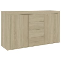 vidaXL Sideboard Sonoma-Eiche 120x36x69 cm Holzwerkstoff