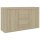 vidaXL Sideboard Sonoma-Eiche 120x36x69 cm Holzwerkstoff