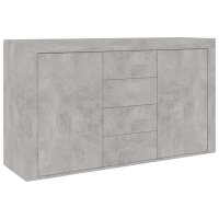 vidaXL Sideboard Betongrau 120x36x69 cm Holzwerkstoff