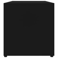 vidaXL TV-Schrank Schwarz 80x34x36 cm Holzwerkstoff