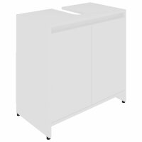 vidaXL Badezimmerschrank Weiß 60x33x61 cm...