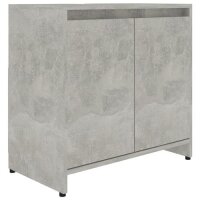 vidaXL Badezimmerschrank Betongrau 60x33x61 cm Holzwerkstoff