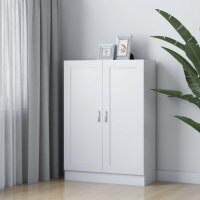 vidaXL Bücherschrank Weiß 82,5x30,5x115 cm...