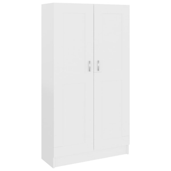 vidaXL B&uuml;cherschrank Wei&szlig; 82,5x30,5x150 cm Holzwerkstoff