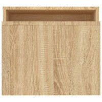 vidaXL Couchtisch-Set Sonoma-Eiche 100x48x40 cm Holzwerkstoff