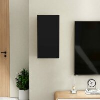 vidaXL TV-Schrank Schwarz 30,5x30x60 cm Holzwerkstoff