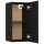 vidaXL TV-Schrank Schwarz 30,5x30x60 cm Holzwerkstoff