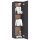 vidaXL TV-Schrank Grau 30,5x30x110 cm Holzwerkstoff