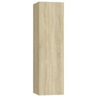 vidaXL TV-Schrank Sonoma-Eiche 30,5x30x110 cm Holzwerkstoff