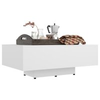 vidaXL Couchtisch Wei&szlig; 85x55x31 cm Holzwerkstoff