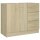 vidaXL Waschbeckenunterschrank Sonoma-Eiche 63x30x54 cm Holzwerkstoff