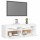 vidaXL TV-Schrank mit LED-Leuchten Wei&szlig; 120x35x40 cm