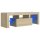 vidaXL TV-Schrank mit LED-Leuchten Sonoma-Eiche 120x35x40 cm
