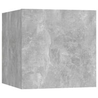 vidaXL TV-Wandschrank Betongrau 30,5x30x30 cm