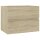 vidaXL Waschbeckenunterschrank Sonoma-Eiche 60x38,5x45cm Holzwerkstoff