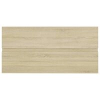 vidaXL Waschbeckenunterschrank Sonoma-Eiche 90x38,5x45cm Holzwerkstoff