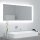 vidaXL LED-Badspiegel Betongrau 100x8,5x37 cm Acryl